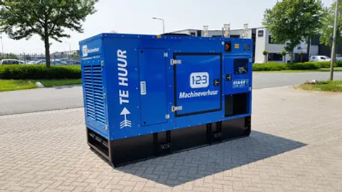 123 Machineverhuur Generator 100 KVA Diesel Super Silent
