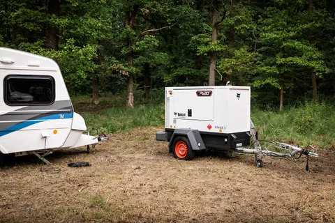 Generator 20 Kva op aanhangwagen