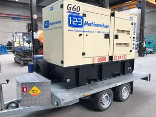 Generator op aanhanger