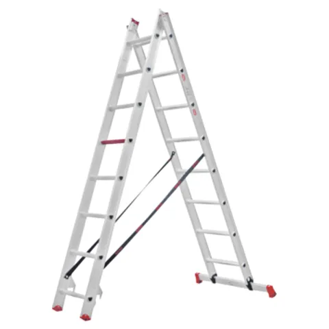 Ladder 2 x 8 treden lichtgewicht