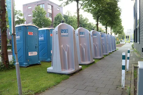 Toilet en kross evenement