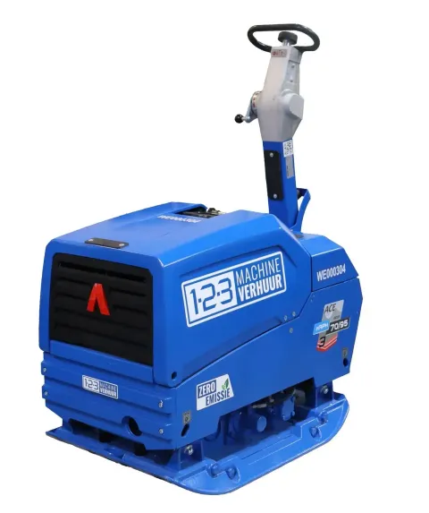 Trilplaat slagkracht 70 kN. Accu