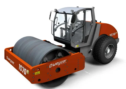 Trilwals grondverdichter 7 ton (Atlas 1070)
